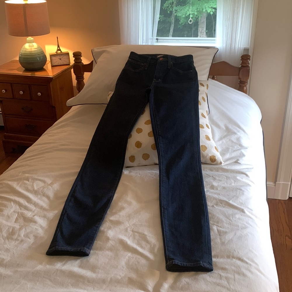 Madewell curvy high rise skinny jeans